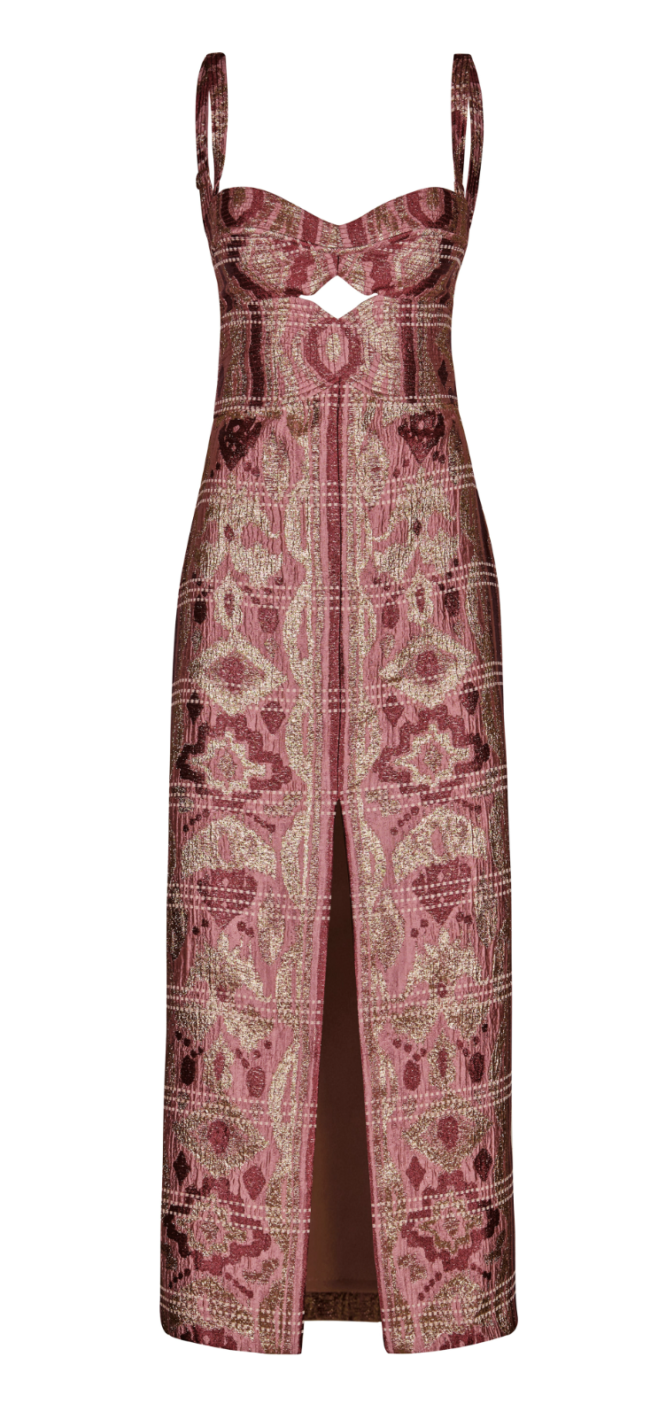 Johanna Ortiz Navajo Weaver Metallic Tweed Maxi Dress — UFO No More